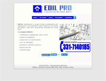 Tablet Screenshot of edilpro.net